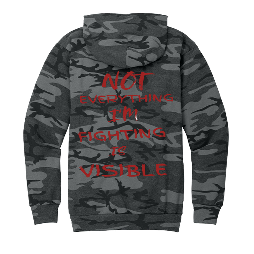 Black Heather Camo - PC78HC - BACK